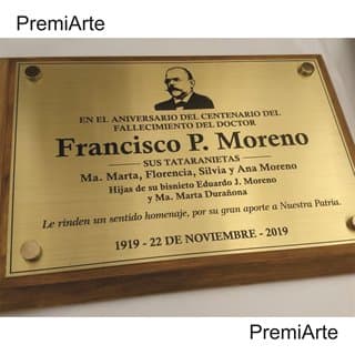 Imagen de producto Placa Bronce 20 X 30 con Base. Art. PB 2030
