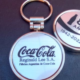 Imagen de producto Llavero circular c/bicapa grabado.