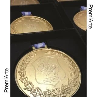 Imagen de producto Medalla de bronce c/Laureles  60 mm, Art. MBL 60