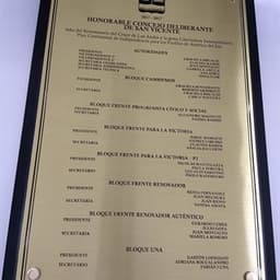 Imagen de producto Placa Bronce 40 X 60 con Base. Art. PB 4060