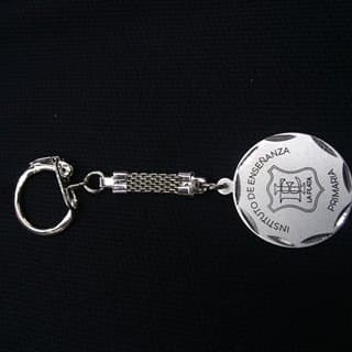 Imagen de producto Llavero medalla de alpaca 33 mm grabado. Art. MALL 33.