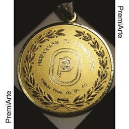 Imagen de producto Medalla de bronce c/Laureles 55 mm. Art. MBL 55