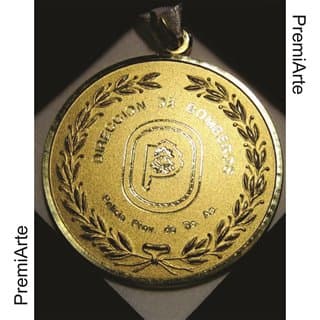 Imagen de producto Medalla de bronce c/Laureles 55 mm. Art. MBL 55