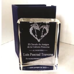 Imagen de producto Cristal Facetado 6 cm x 8 cm x 3 cm. Art.CR 289