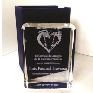 Imagen de producto Cristal Facetado 6 cm x 8 cm x 3 cm. Art.CR 289