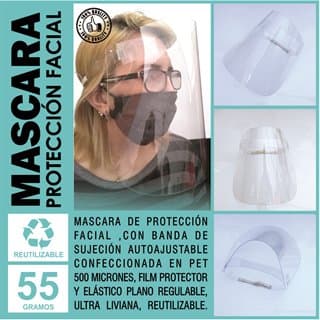 Imagen de producto Mascara de protección facial 55 gramos. Art. M55
