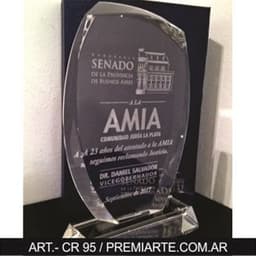 Imagen de producto Figura de Cristal Hoja 20 cm. Art. CR 95