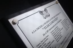 Imagen de producto Placa Símil Acero/Bronce 30 x 40 con Base. Art. PS 3040