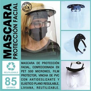 Imagen de producto Mascara de protección facial 85 gramos. Art. M85
