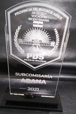 Imagen de producto Premio Acrílico 2430. Art. PAE 2430