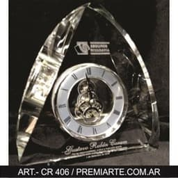 Imagen de producto Reloj de cristal 18 cm x 4 cm de espesor. Art. CR 406