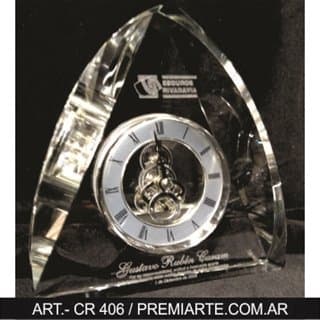 Imagen de producto Reloj de cristal 18 cm x 4 cm de espesor. Art. CR 406