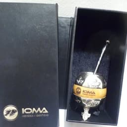 Imagen de producto Mate Calabaza y Alpaca en Estuche. Art. MCE 88